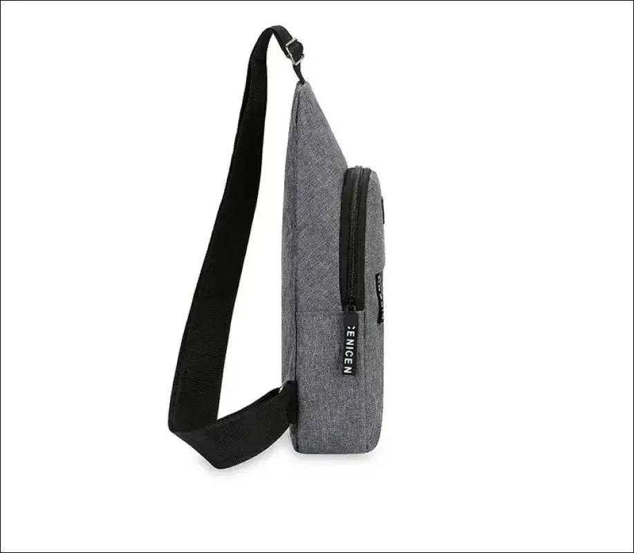 Chest Bag Men’s One Shoulder Crossbody Bag Large Capacity Outdoor Sports And Leisure Fashion Small Shoulder Bag Large