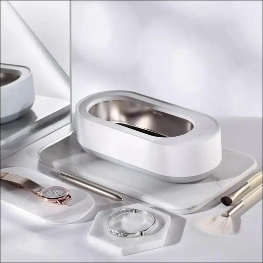 Clean Ultrasonic Cleaner Portable 45000Hz High-Frequency Vibration Cleaning Machine Jewelry Glasses Watch Cleaning - Update Avenue 