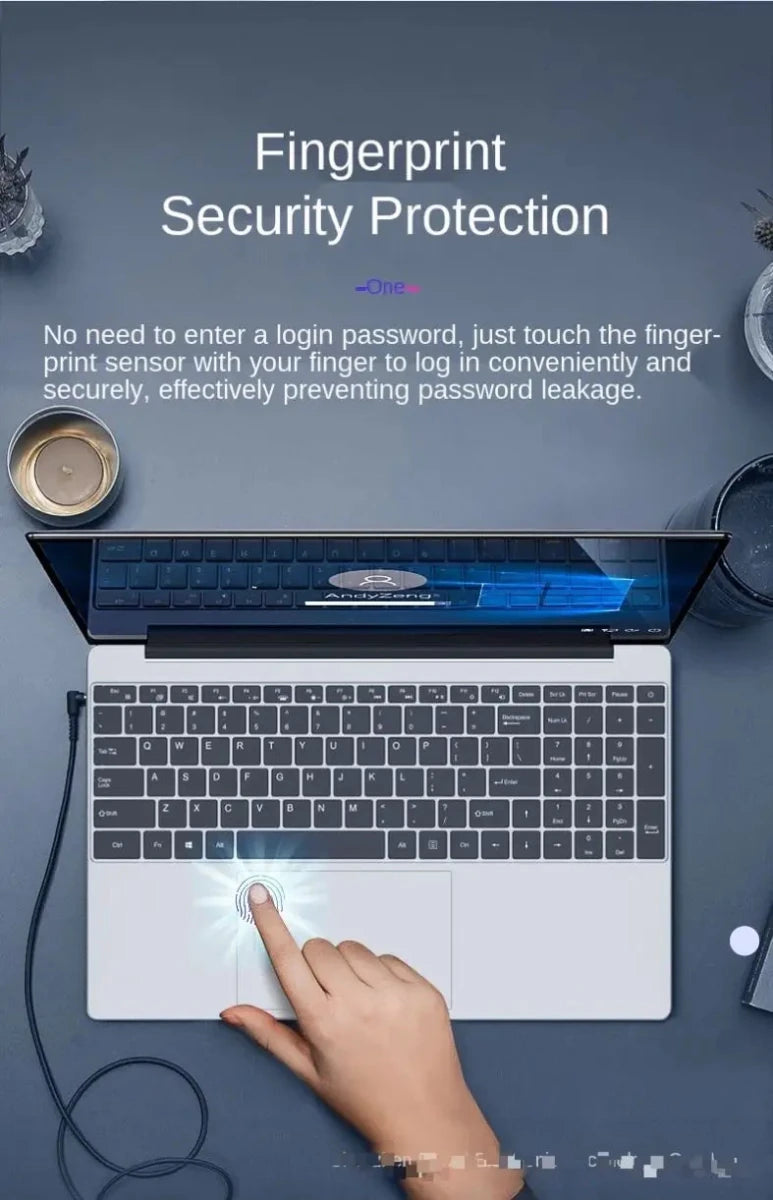 Cost - Effective 15.6 Inch Laptop with 8GB 16GB RAM Intel Processor, Portable Notebook with Fingerprint Recognition J4125 8G Cost - Effective 15.6 Inch Laptop with 8GB 16GB RAM Intel Processor, Portable Notebook with Fingerprint Recognition - shop_name