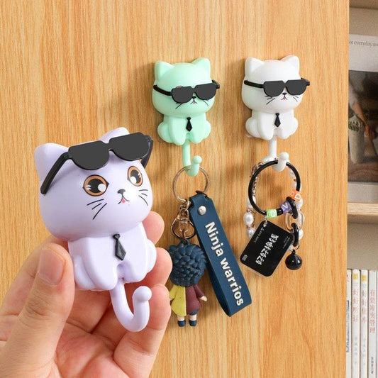 Creative Cat Headband Sunglasses Cartoon Hook Punch-free - Update Avenue 