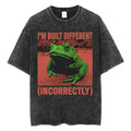 Fashion Personality Frog Print Men's T-shirt