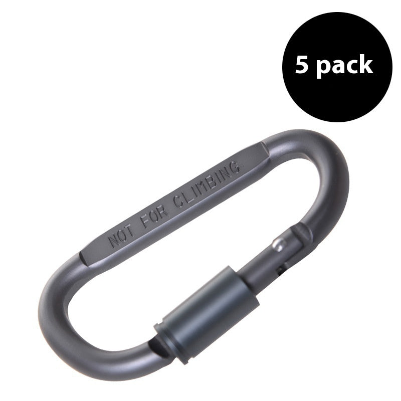 5 Backpacks D-type Hanging Buckle Hanger Outdoor Multifunctional Climbing Button Carabiner null