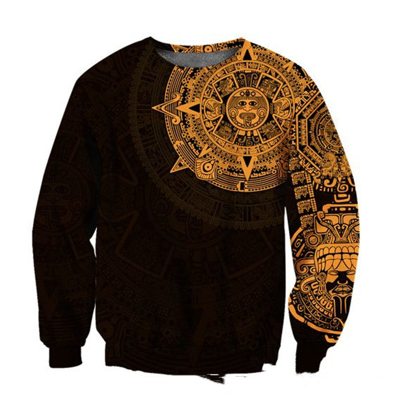 3D Digital Printing Handsome Pullover Hoodie null