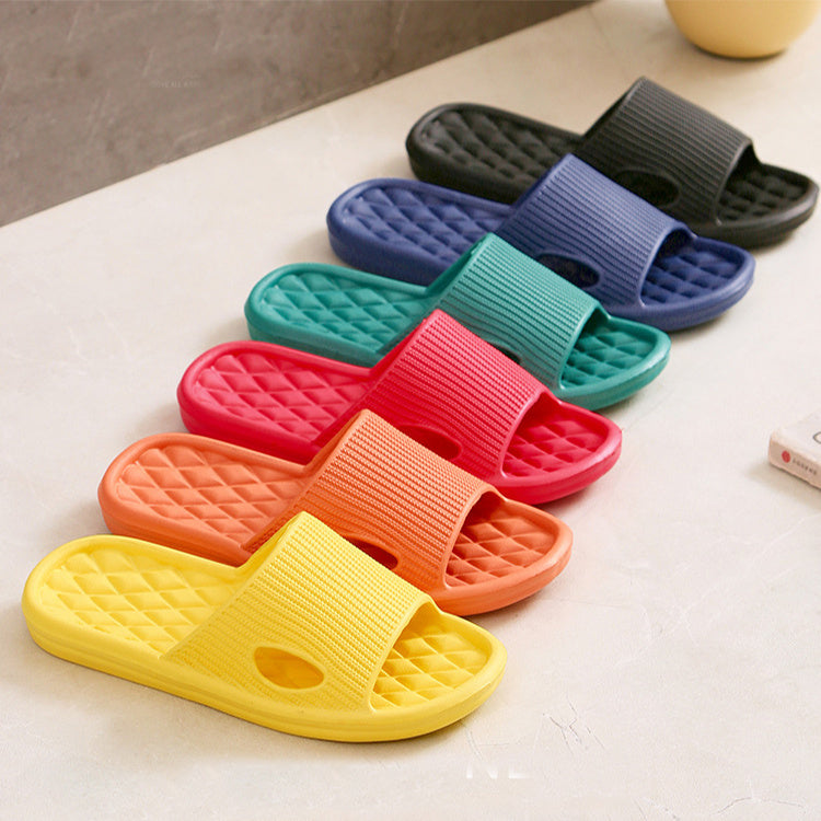 Soft Slippers Bathroom Slippers EVA Non-slip Home Shoes Garden Slides null