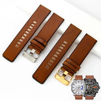 Retro Leather Watch Band Men