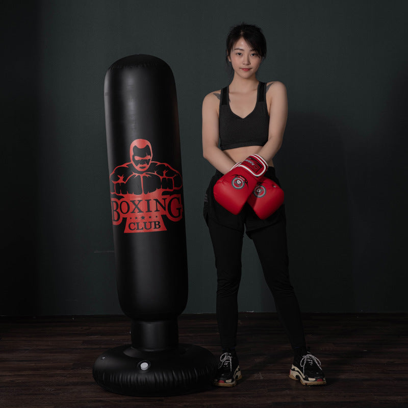 Free Standing Inflatable Boxing Punch Bag Boxing Kick Training Home Gym Fitness Tools For Adults Kids null