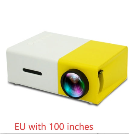 Portable Projector 3D Hd Led Home Theater Cinema HDMI-compatible Usb Audio Projector Yg300 Mini Projector null