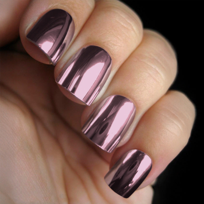 Nail Stickers Multi-color Mirror Metal Texture