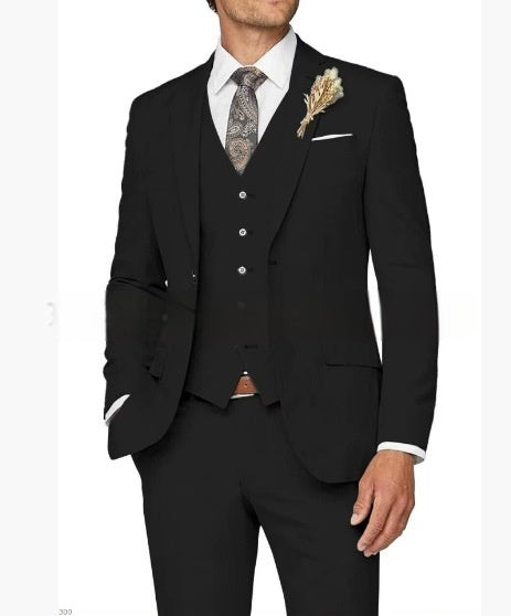Men's Suit Set Three-piece Casual
