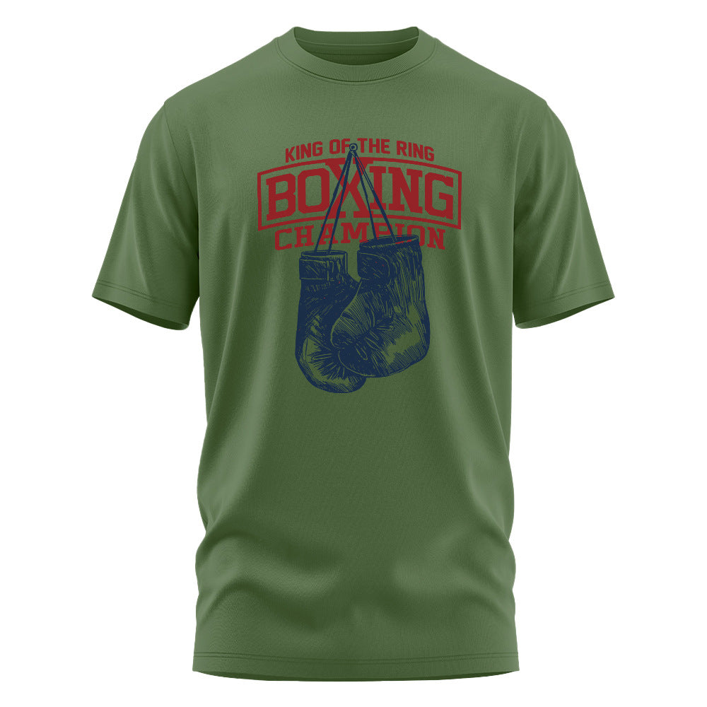 Boxing Printed T-shirt For Men And Women