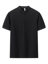 Men's Short-sleeved T-shirt Hollow Sweater Jacquard Top