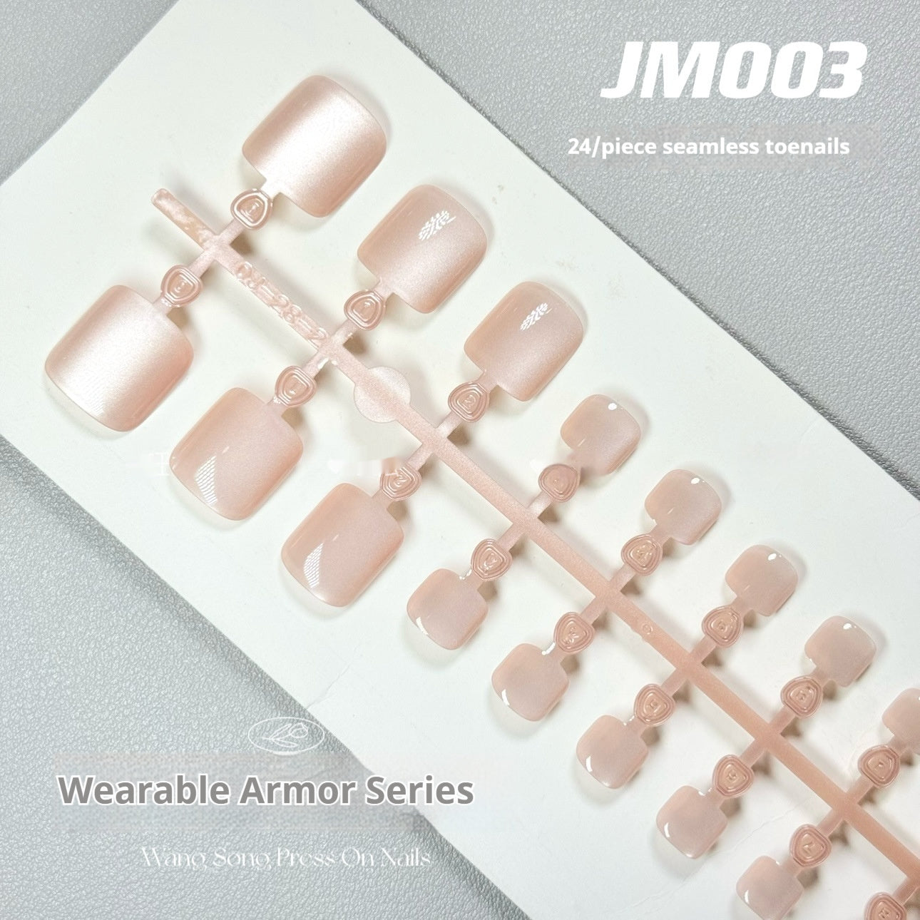 Internet Celebrity Micro Glass Bead Cat's Eye Toe Nail Wear Nail