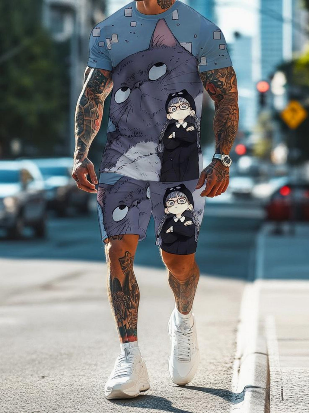 Japanese Site Men's Casual Sports Suit