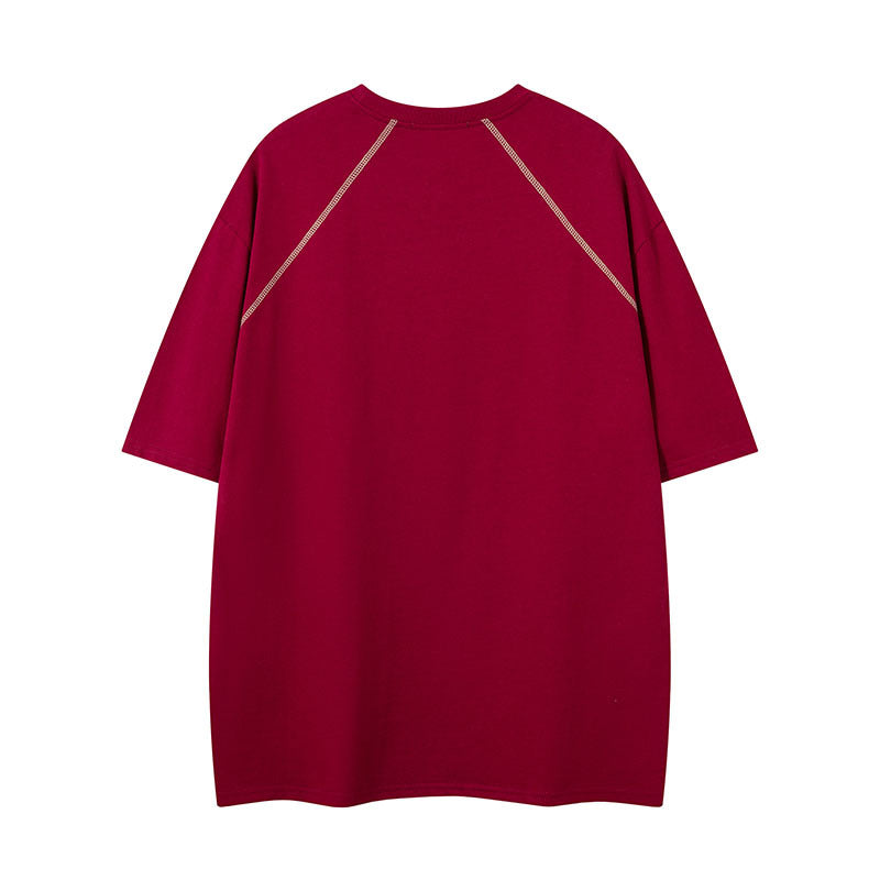 Men's Retro Structure Short-sleeved T-shirt