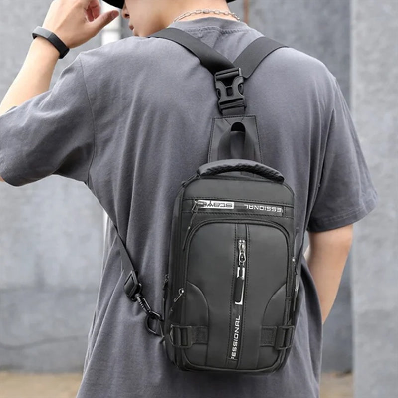 Crossbody Bags Men Multifunctional Backpack Shoulder Chest Bags null