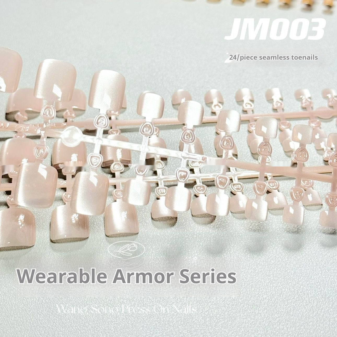 Internet Celebrity Micro Glass Bead Cat's Eye Toe Nail Wear Nail