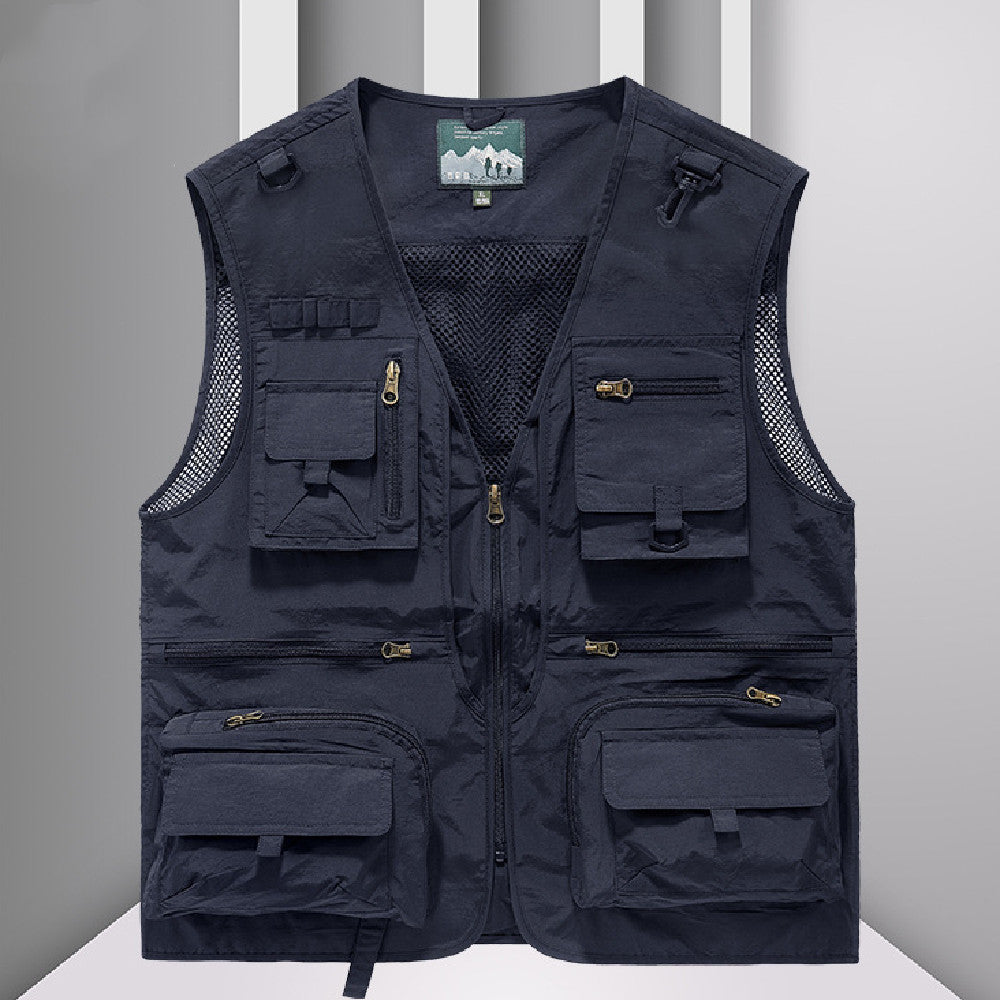New Mesh Quick-Drying Vest Men