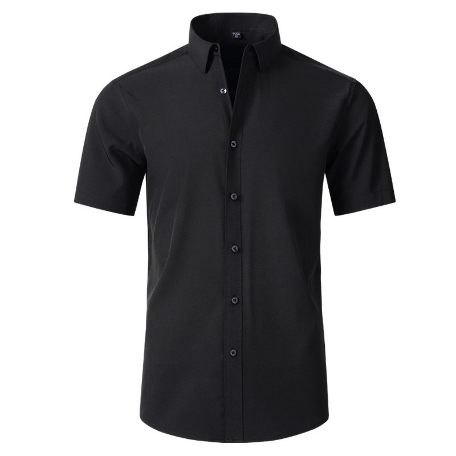 Men's Solid Color Simple Business Thin Shirt