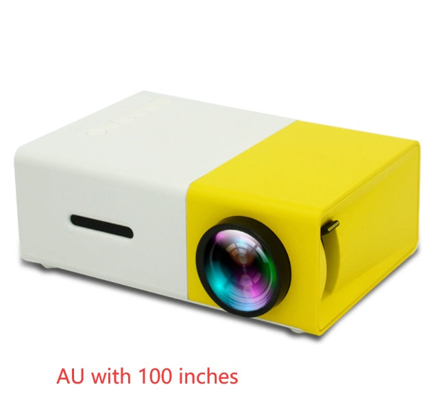 Portable Projector 3D Hd Led Home Theater Cinema HDMI-compatible Usb Audio Projector Yg300 Mini Projector null