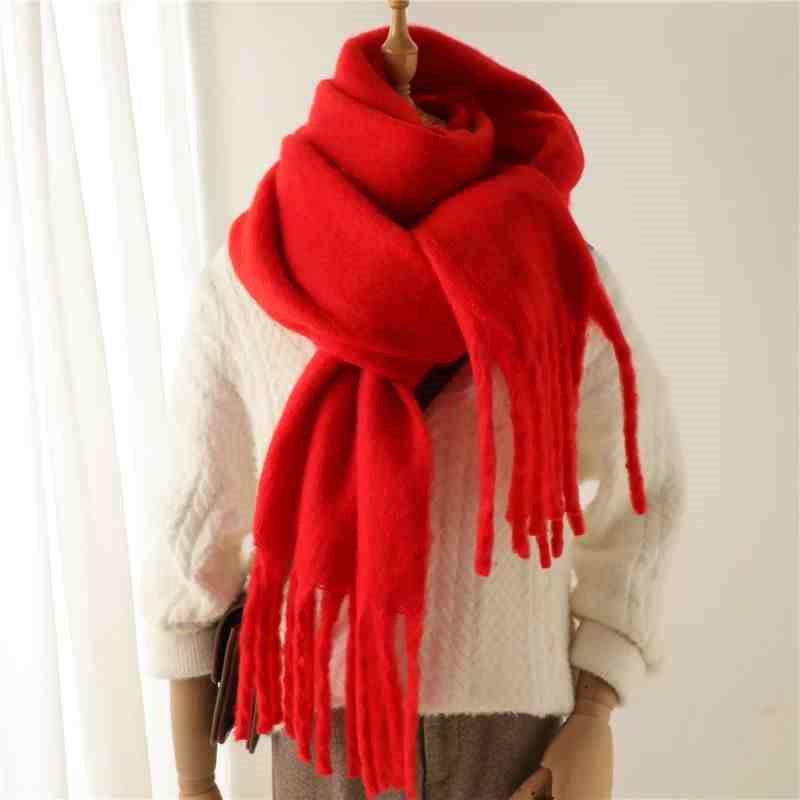 Women's Winter Scarves Cashmere Keep Warm null