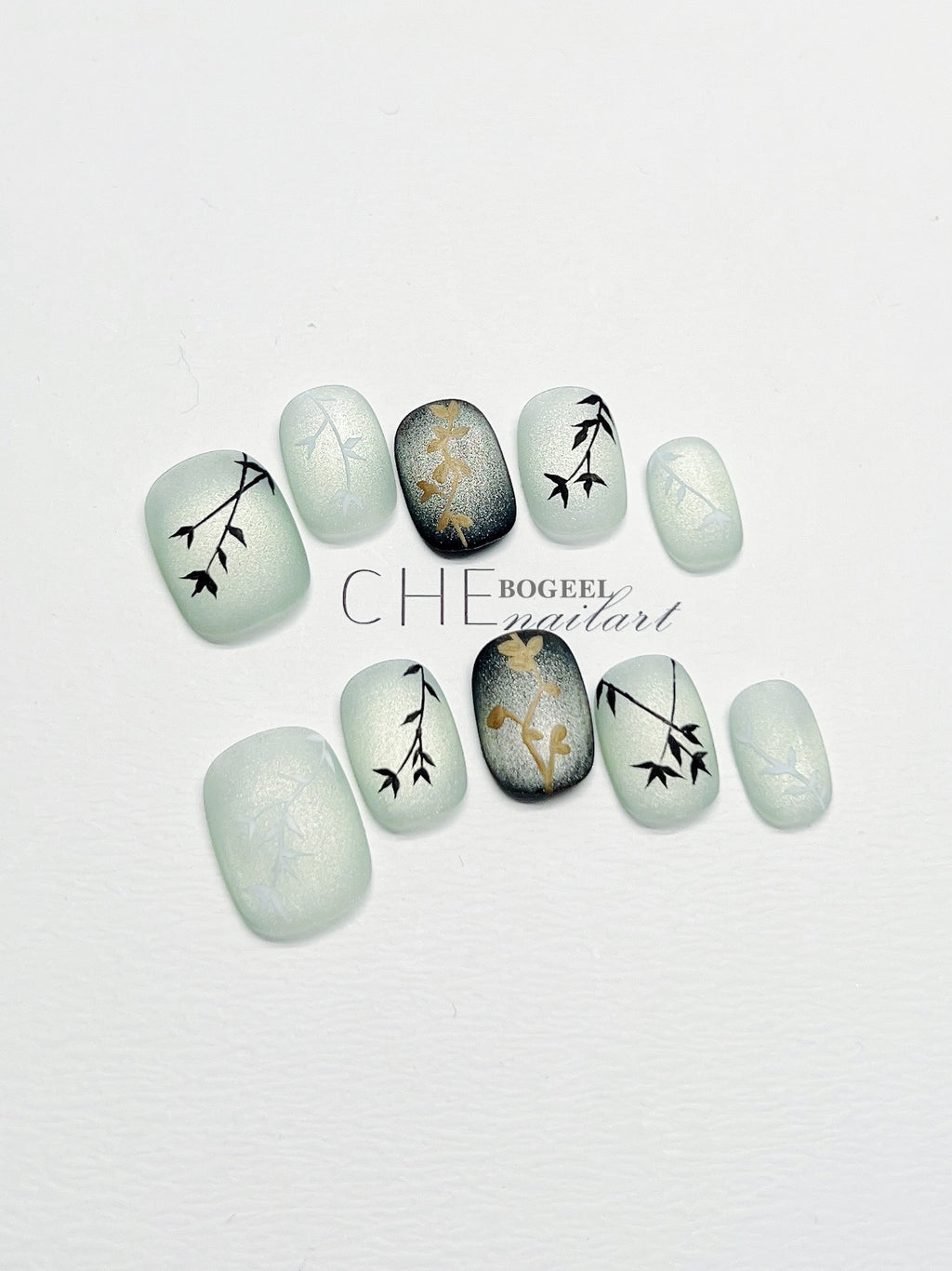 Summer Short Square Round Manicure Fake Nail Tip