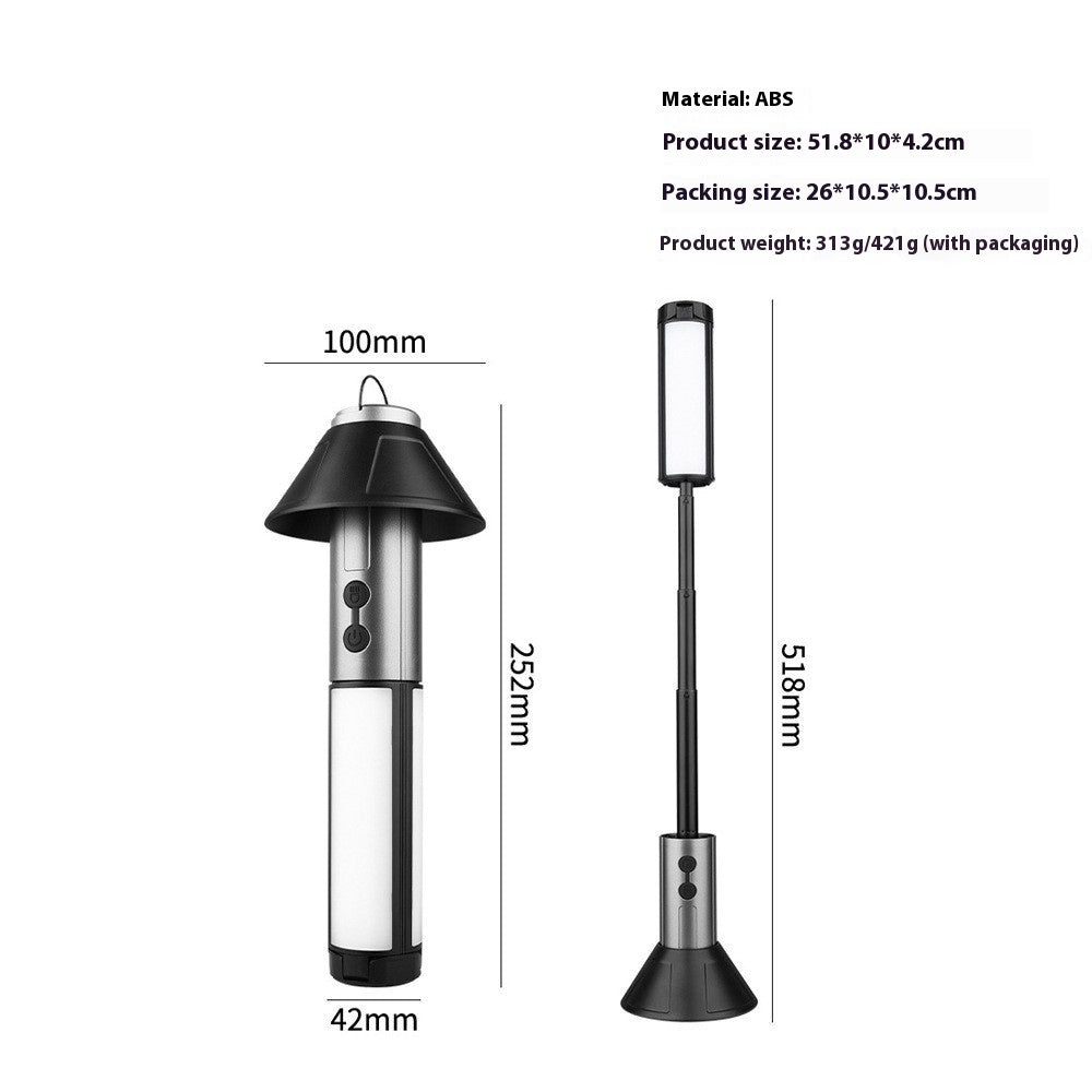 Outdoor Multifunctional Telescopic Folding Camping Lantern null