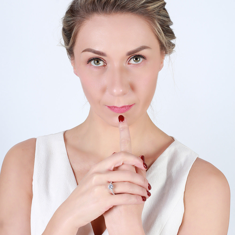 Bague en argent sterling S925 diamant RINNTIN Corée