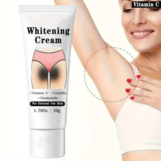 Vitamin-Packed Cream 50g - - Lotion for Body, Private Areas, Underarms, Butt & Thighs - Illuminates Inner, Achieves Smooth, Even-Toned Radiant Complexion, Alcohol-Free, Suitable for All Types, Revitalizing Dropshipman