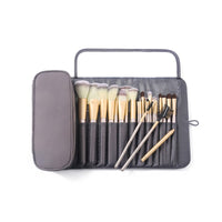 [Makeup Brush Organizer Bag] Large Capacity Makeup Brush Organizer Bag - Multi-Functional Korean Style Portable Cosmetic Pouch for Students