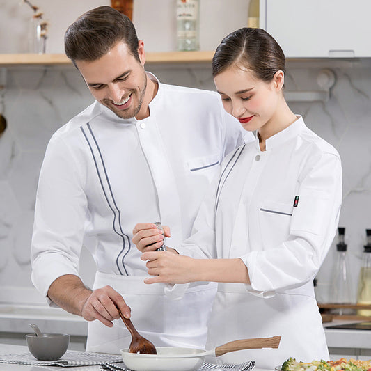 Hotel Hotel Chef Work Clothes For Men Cotton Breathable null