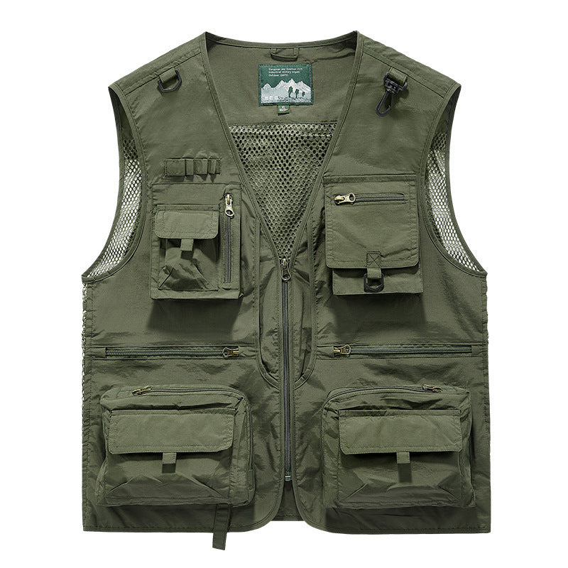 New Mesh Quick-Drying Vest Men