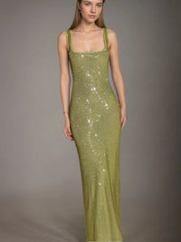 DEAT Fashion Shoulder Sequin Mesh Diamond Suspender Dress Women's Slim Fit High Waist Ankle - length Dresses New 7A846 Black DEAT Fashion Shoulder Sequin Mesh Diamond Suspender Dress Women's Slim Fit High Waist Ankle - length Dresses New 7A846 - shop_name