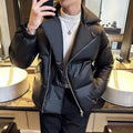 Mens Thickened Collared Down Jacket