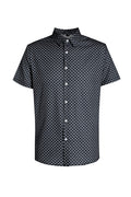 A Classic And Fashionable Diamond-shaped Small Checkered Shirt For Men