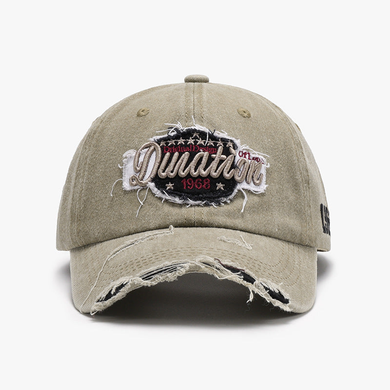 Spring Soft Top Letter Three-dimensional Embroidery Men's Baseball Cap null