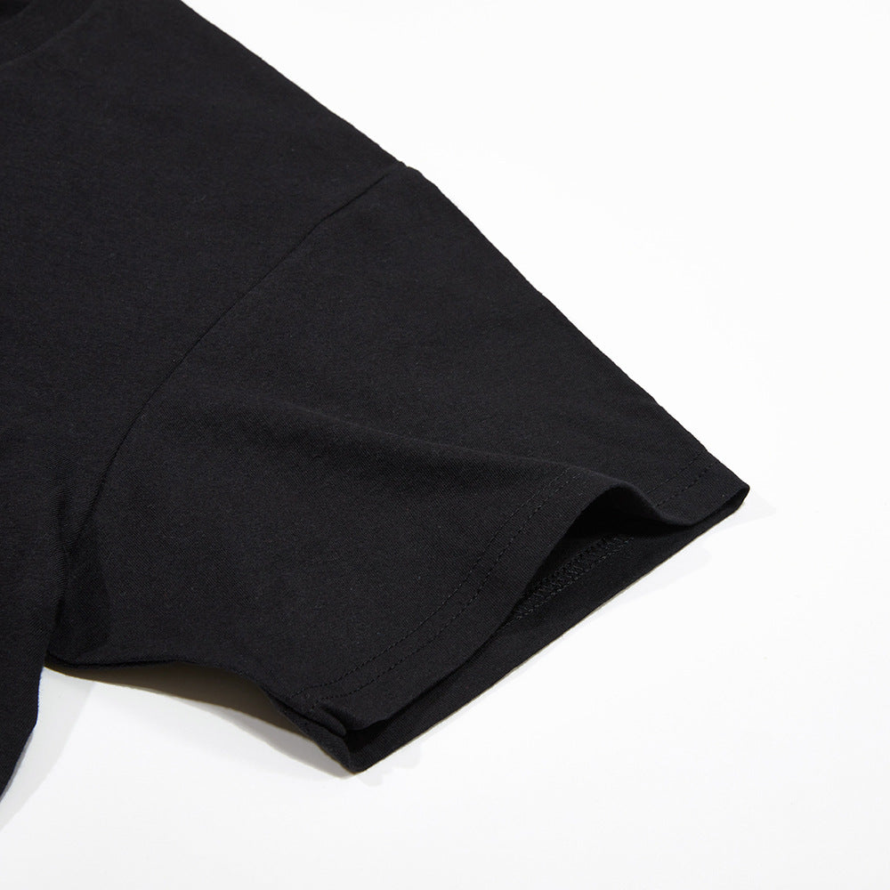 European Size Pure Cotton Respect Marine Printing Men