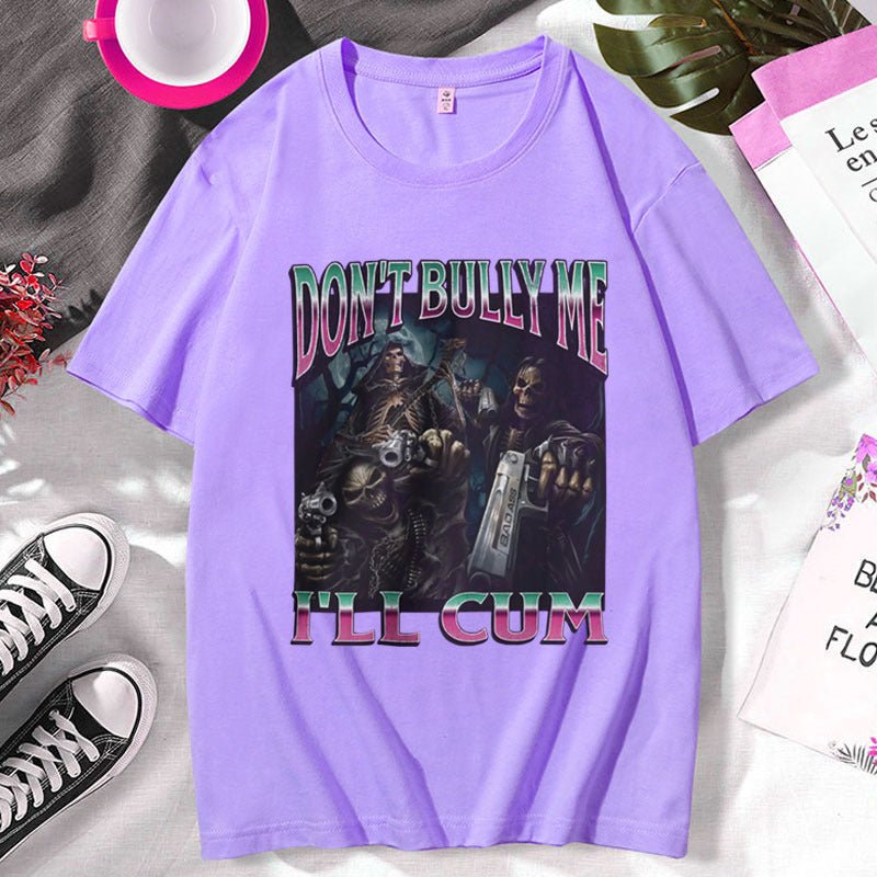 Don't Bully Me, I Will Collect Attack Short Sleeves Lightpurple Don't Bully Me, I Will Collect Attack Short Sleeves - shop_name