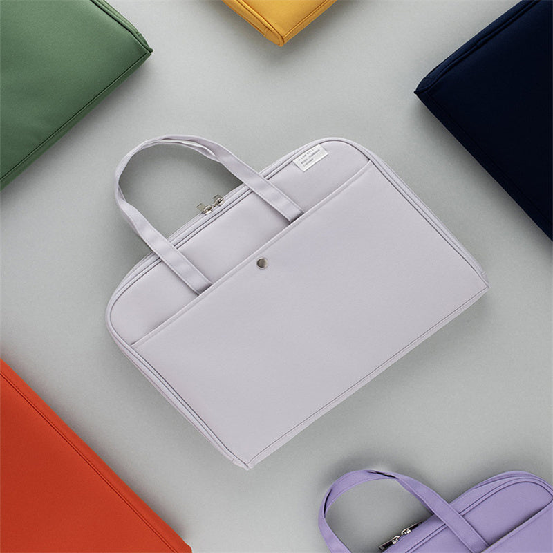 Sacoche d'ordinateur portable unie antichoc