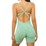 Seamless Motion Workout Beauty Back Yoga Jumpsuit