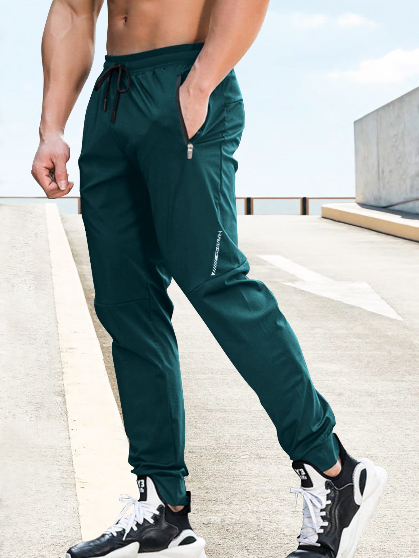 Loose Tappered Men's Sports Youth Casual Pants null