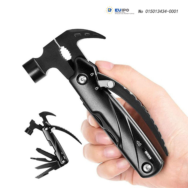 Mini Multifunctional Claw Hammer Home Camping Car Emergency Tool null