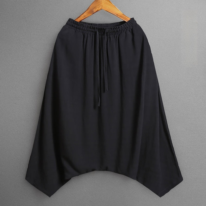 Men's Suit Retro Cotton And Linen Monk Robe