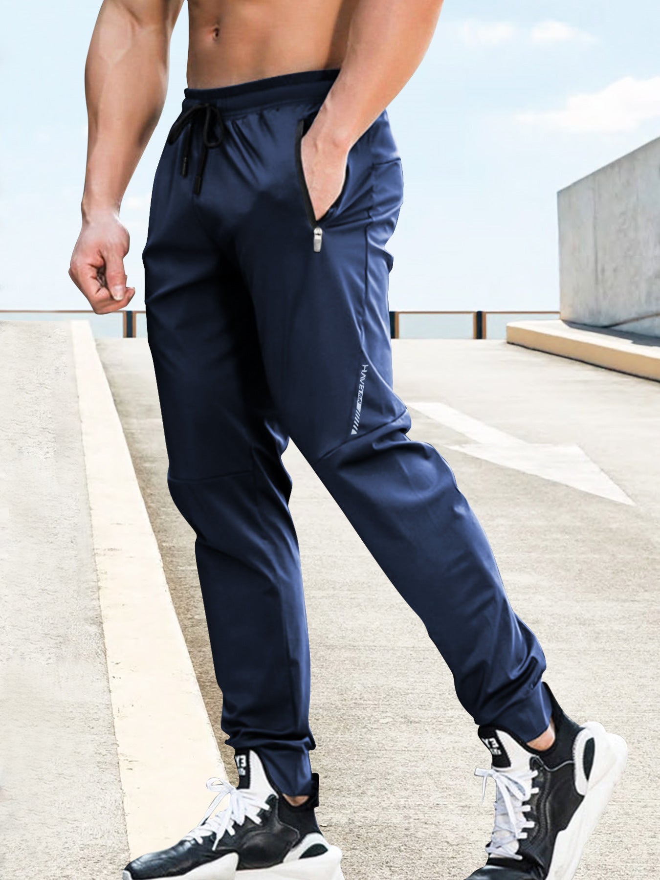 Loose Tappered Men's Sports Youth Casual Pants null