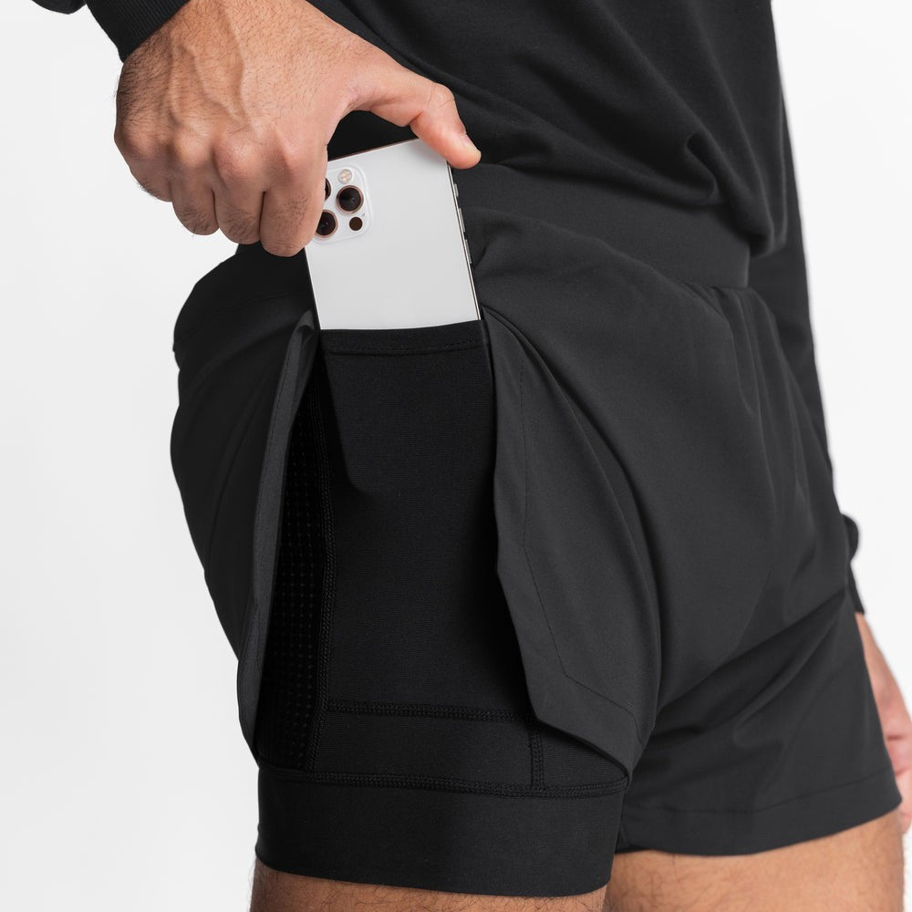 Muscle Men's Gym Sports Shorts Stretch null