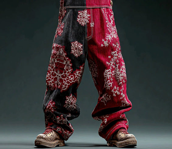 Versatile Straight Leg Denim Overalls