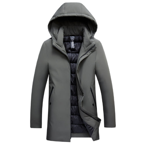 Dad Warm Down Cotton Jacket Mid-length