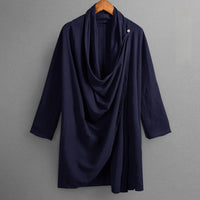 Men's Suit Retro Cotton And Linen Monk Robe