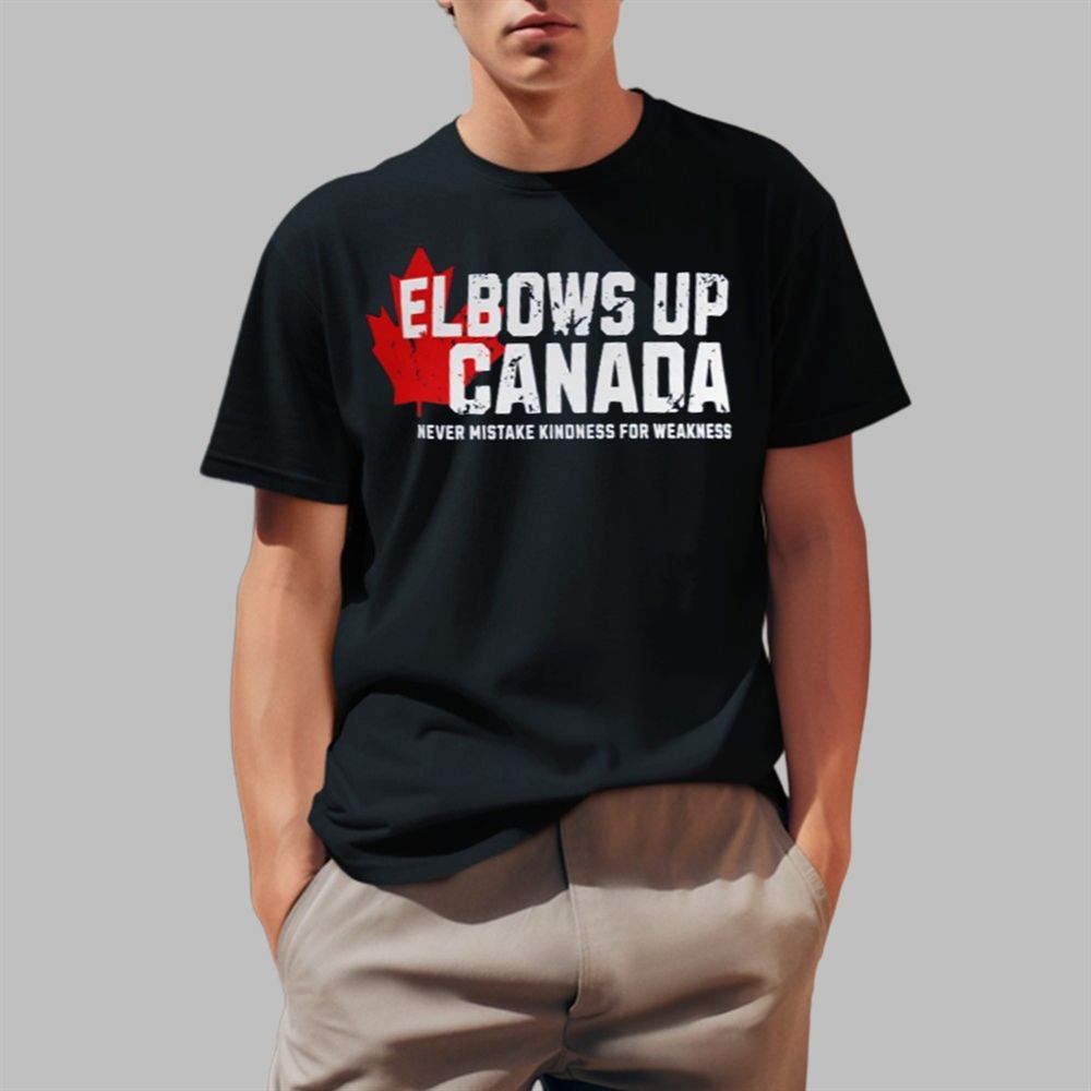 Elbowa Up Canada Printed Loose Short Sleeve Sports Breathable