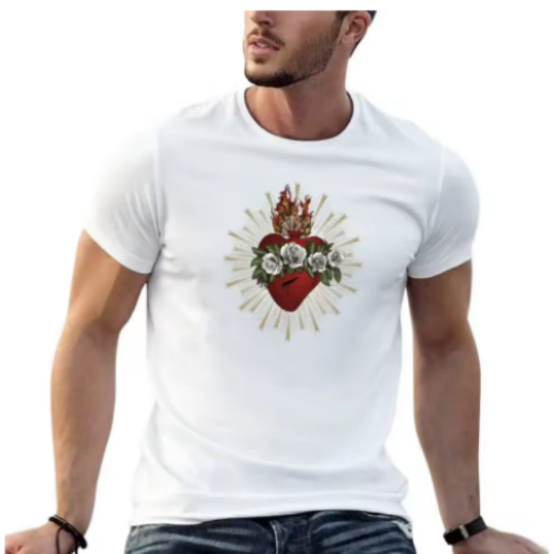 Men's 3D Digital Printing Casual Round Neck Short Sleeves