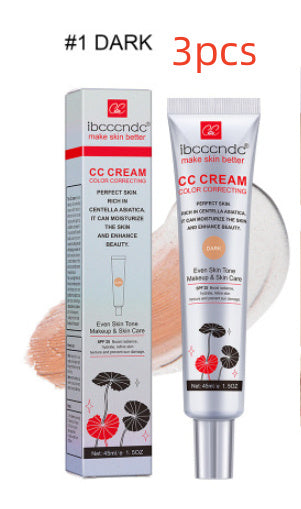 Moisturizing Correcting CC Cream Waterproof Anti-sweat Makeup Before Concealer Lasting Women Makeup Protect Skin Erborian Make null